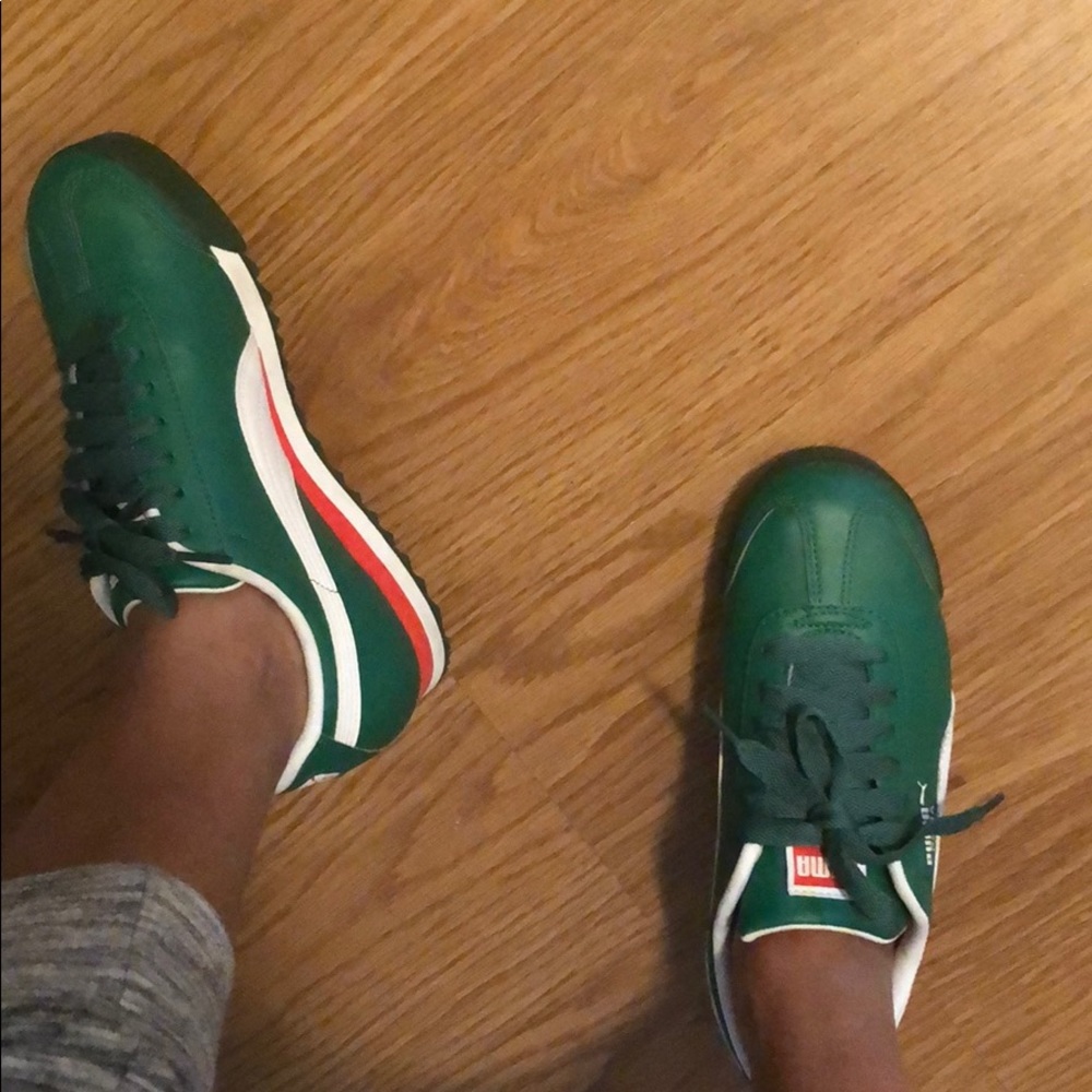 Puma Classic Roma in Verdant Green...